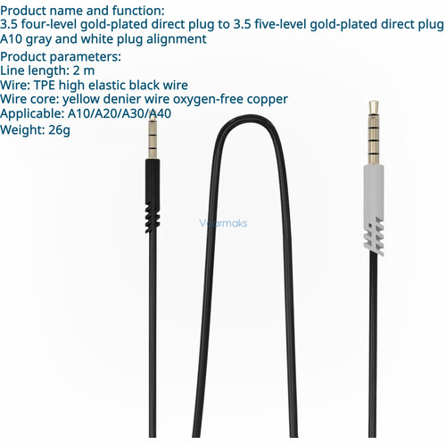 Audio cable for logitech astro - audio,
