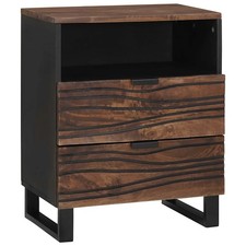 Cabinet de chevet avec tiroir Bois d'acacia massif Table nuit chambre vidaXL vid