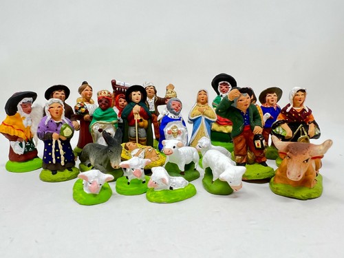 Crèche terre cuite miniature - cuite,