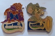 lot 2 pins disney la belle et la bete tic et tac