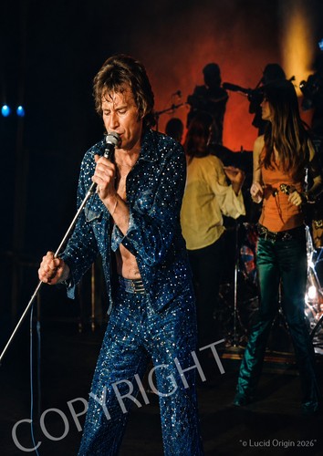 Photo johnny hallyday sur - a4,