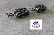 JOUEF HO 1/87 2 bogies type DIAMOND noirs à clipser ou à visser roues alu