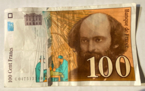 Rare billet 100 francs - rare,