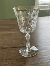 ancien verre à eau en cristal