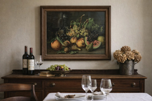 Tableau nature morte aux - tableau,
