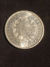 5 francs hercule argent 1875 A