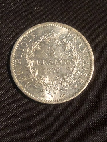 Francs hercule argent 1875 - 1875, a
