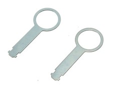 2 CLE EXTRACTEUR AUTORADIO VOLKSWAGEN GAMMA NEUF