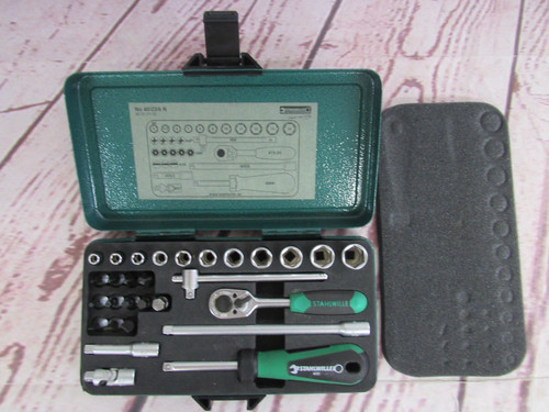 Stahlwille socket set - socket, 1/4"