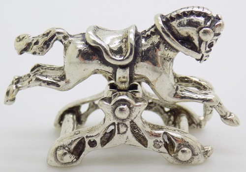 Cheval bascule argent - argent, 800