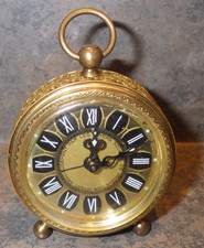 Ancien réveil mécanique BLESSING – "Offert par Les Foyers Sociaux de Production"