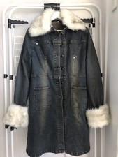 Manteau Jean Avec Fourrure 