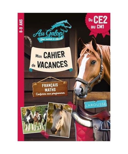 Cahier vacances galop du - au,