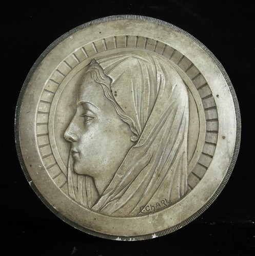 Médaillon profil vierge - profil, de