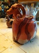 Charlotte Poulsen/LA BORNE magnifique et rare céramique zoomorphe /objet vitrine