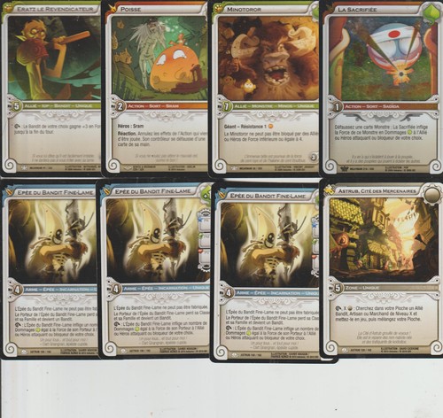 Lot cartes wakfu - lot,