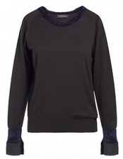 COP COPINE : pull modèle EPINGLE - collection automne/hiver 2017-2018 L NOIR