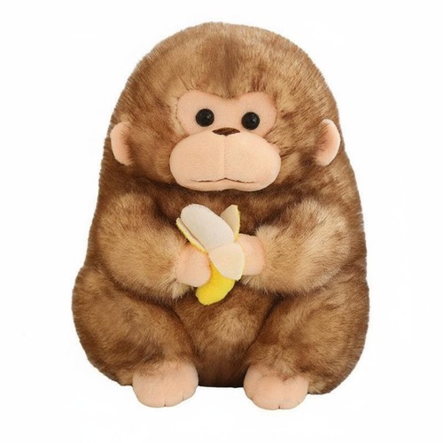 Peluche singe doré câlin - de,