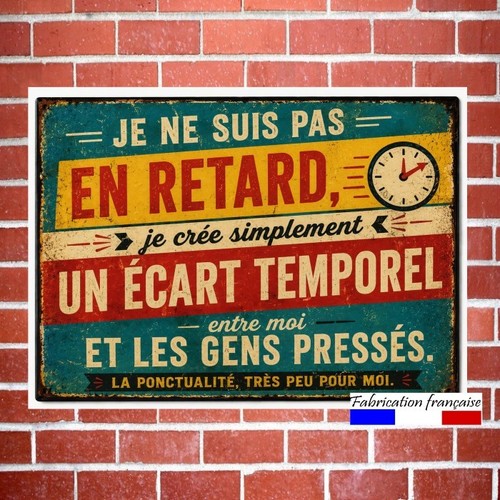 Plaque métal vintage - plaque,
