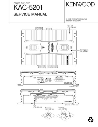 Service manuel instructions - service,