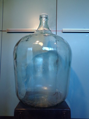 Ancien bonbonne verre - ancien, verre-soufflé
