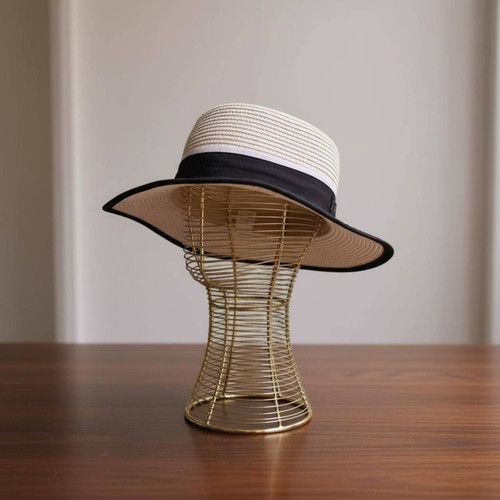 Présentoir chapeau doré - présentoir, à