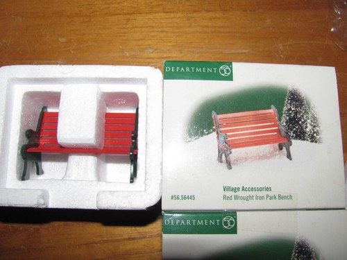 Dept village red - red, wrought