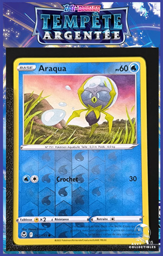 Carte pokémon araqua - carte,