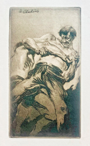 Edgar chahine eau forte - chahine, ⟫
