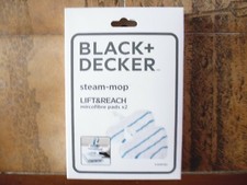  Black et Decker balai vapeur  2 lingettes micro fibre  réf : FSMP 30 neuf