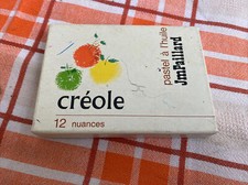 Ancienne boîte 12 pastels à