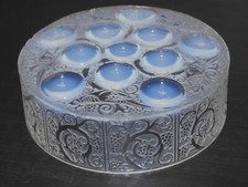 -COUVERCLE BOITE ROGER de R LALIQUE de 1927 avec 11 CABOCHONS OPALESCENTS  D