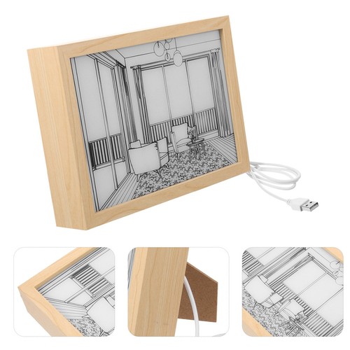 Cadre photo lumineux - photo, lumineux,