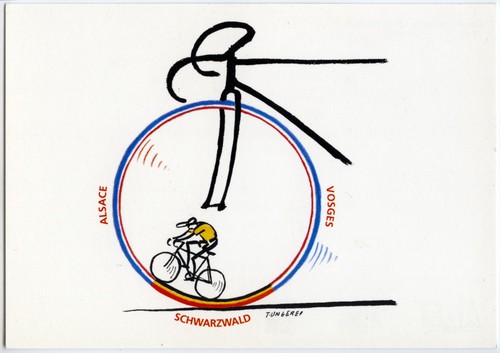 Carte postale tour france - postale, de