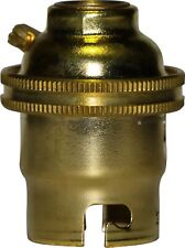 DOUILLE B22 SIMPLE BAGUE LAITON Swan billonnette. (10 en stock dispo). Piece d