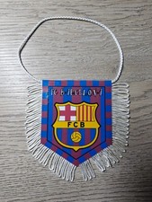 FANION  WIMPEL PENNANT BANDERIN 9x11cm FC BARCELONA BARCA (ESPAGNE)