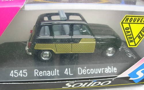 Solido metal renault 4l - 1/43,