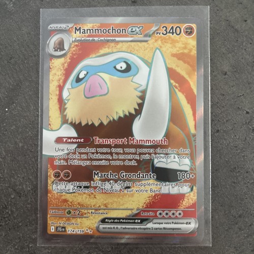 Carte pokemon mammochon - pokemon,