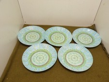 5 assiette creuse vintage camping pique-nique retro caravane années 70's plate