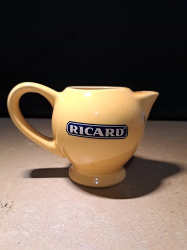 Petite carafe jaune ricard - carafe,