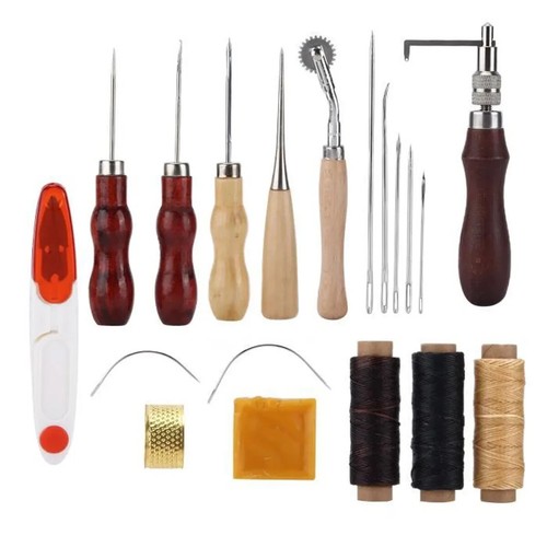 Pcs outils travail cuir - 19,