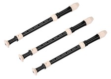 3x Flute a Bec F-Alto Doigte