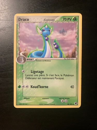 Carte pokémon unco draco - carte,