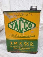 ANCIEN  BIDON  D'HUILE 2 Litres YACCO
