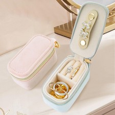 Mini étui à bijoux, organisateur de Protection, porte-clés de poche Portable,