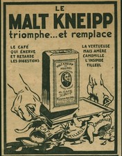 Publicité ancienne malt - publicité,