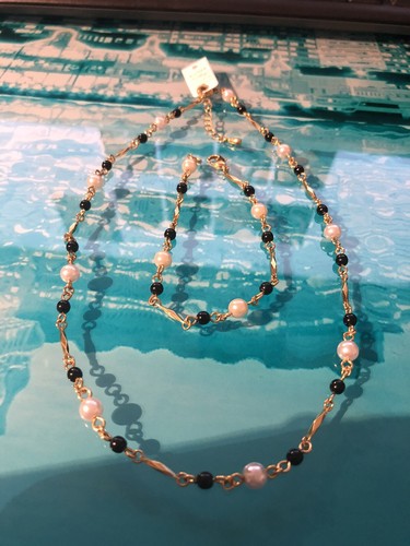 Parure bijoux plaqué - parure, or