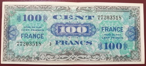 Billet français 100 francs - billet,