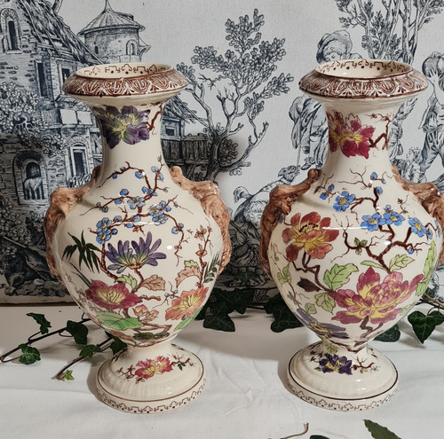 Ancienne paire vases - de,