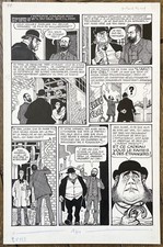 Planche originale BD dessin de Georges PICHARD et LOB Blanche Epiphanie Paulette